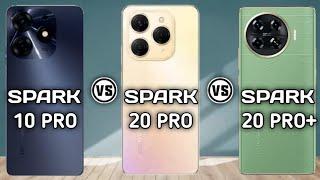 Tecno Spark 10 Pro Vs Tecno Spark 20 Pro Vs Tecno Spark 20 Pro+.  #Trakontech