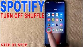   How To Turn Off Shuffle On Spotify 