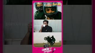 Ajith and Vaibhav Mangatha Bike Stunt Making #suryanfm #mangatha #ajith #vaibhav #thalaajith