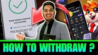 Hamster Kombat Withdrawal Kaise Kare Bank Account | Hamster Kombat Coin Sell Listing Latest Update