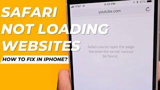 iPhone Safari NOT LOADING Pages  How to Fix?