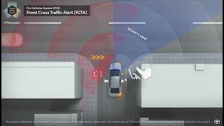 Toyota Safety Sense | Pre-Collision System -Front Cross Traffic Alert | Toyota