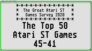 The Top 50 Atari ST Games Episode 2: 45-41