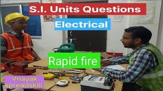 S.I. Unit Questions //Electrical Interview Question Answer // ITI Question // MCQ