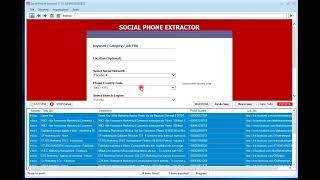 Social Phone Extractor I data extractor software I social phone extractor I DATA SCRAPE FROM ALL WEB