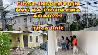 Thea townhouse / first inspection