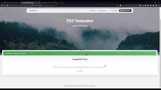PDF Generator Web App using TCPDF and PHP DEMO