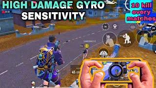 Best gyro 3rd person no scope sensitivity gyroscope pubg mobile