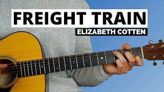 Freight Train by Elizabeth Cotten - Fingerstyle Guitar Lesson