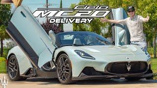 TAKING DELIVERY OF A NEW MASERATI MC20 CIELO! My first impressions...
