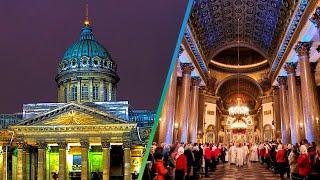 Главное пасхальное богослужение прошло в Казанском соборе Санкт-Петербурга
