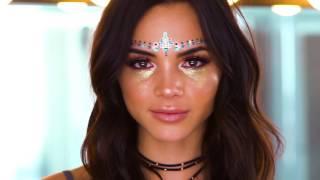 Easy festival-inspired makeup with Glitter Injections