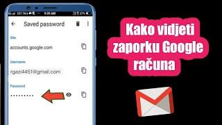 Kako vidjeti zaporku Google računa na mobitelu | Pogledajte svoju Google lozinku