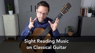 How to Practice Sight Reading Music On Classical Guitar