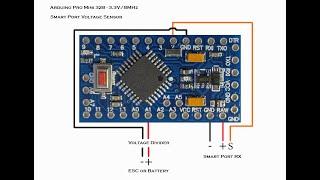 How to make a Smart Port Voltage sensor for your FRSky receivers