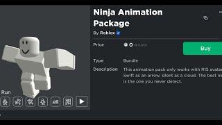 How to get Ninja Animation for FREE????