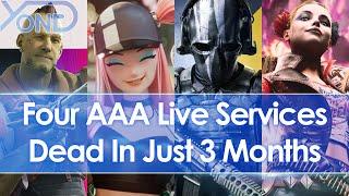 Suicide Squad Kill The Justice officially dead, marking 4 dead AAA live services in just 3 months...