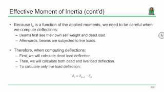 CE 413 Lecture 23:  Serviceability of R.C. Beams (2016.03.28)