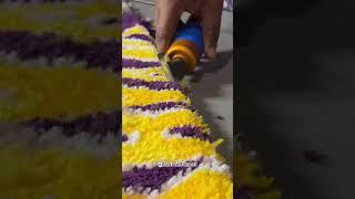 Tufting a Kobe rug from start to finish! #Tufting #rugtufting #kobebryant