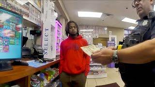 ARRESTED trying to use FAKE movie prop money to buy stuff. BODYCAM