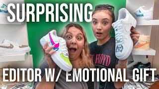 Surprising my editor with well deserved gift!! (Emotional)