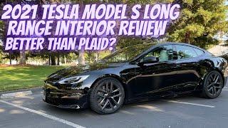 2021 Tesla Model S Long Range Interior Review Part 1 - Better than Plaid?