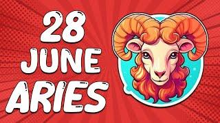 I CRIED WITH THISSS️ KARMA PAYS YOU BACK ARIES  June 28, 2024  HOROSCOPE FOR TODAY