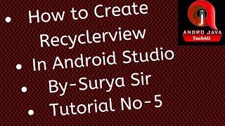 Android RecyclerView | CardView | Example In Hindi | Recyclerview + Cardview with GridLayout #5