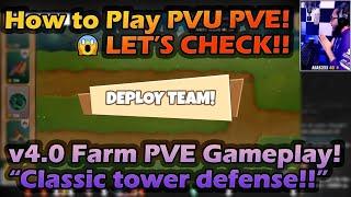 PVU Farm v4.0 Gameplay + How to Play PVE SNEAK PEAK! | Plant vs Undead PVU: Farm v4.0