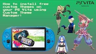 How To Install Free Custom Themes On Your PS Vita Using Custom Theme Manager!