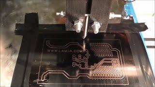 Making PCB with 3D printer and permanent marker