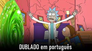 Rick e Morty destroem a família Simpson | Os Simpsons (DUBLADO)