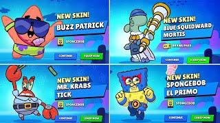 All SpongeBob Skins Unlock Animation, Pins, Icons & Spray