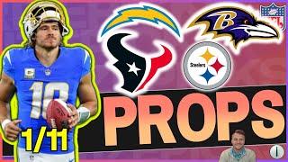 Saturday NFL PrizePicks Player Props Top Prop Bets  + UNDERDOG January, 11th, 2024