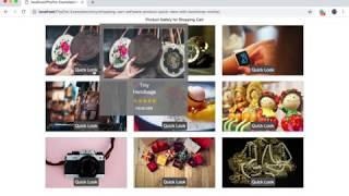 Shopping Cart Software Product Quick View with Bootstrap Tooltip