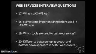 web services interview questions