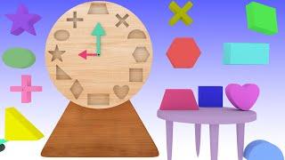 Shapes for kids | Basic shapes | 3D Shapes | Different shapes | Shapes |Sun Animate Kids | #shapes