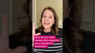 How to Make Money with an ecommerce Blog | Etched Marketing Academy