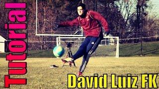 David Luiz Knuckleball Freekick Tutorial | DoubleDoubleSoccer | Tips to Success | Brazil World Cup