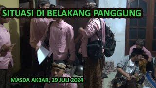 SITUASI DI BELAKANG PANGGUNG // MASDA AKBAR SEBELUM PENTAS DI DESA MACANAN,LOCERET, NGANJUK