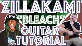 ZillaKami, Denzel Curry - "BLEACH" Guitar Tutorial | EASY Guitar Chords + Lesson |