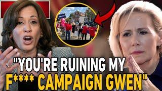 Kamala Harris LOST TEMPER & YELLED At Gwen Walz After Voters At Georgia Rally CHANTS “WE WANT TRUMP”