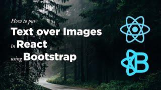 How to put Text over Responsive Images in React using Bootstrap // React JS Tutorial