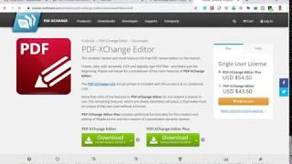 How to download PDF exchange editor  2020