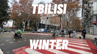 【4K】Walking in Winter / Georgia, Tbilisi / Chavchavadze ave. / Part 1