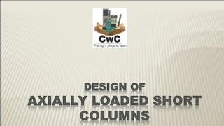 Design of Axially Loaded Short Column