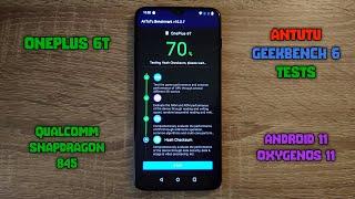 OnePlus 6T / Snapdragon 845 - AnTuTu Benchmark & Geekbench 6 - Test 2024