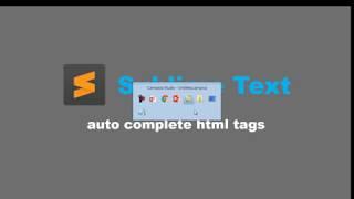 autocomplete html tags