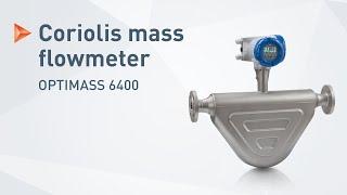 OPTIMASS 6400 – Coriolis mass flowmeter for the process industry | KROHNE