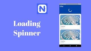 ScrollVIew Overscroll Loading Spinner  Nativescript